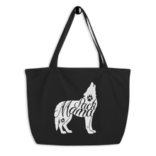 Load image into Gallery viewer, Tote 100% Organic Cotton Pack Mama Howling Wolf Eco Bag