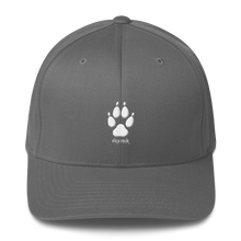 Load image into Gallery viewer, Hat - Wolf Paw High Four - Flexfit with White Thread