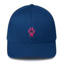 Load image into Gallery viewer, Hat - Wolf Paw High Four - Flexfit with Hot Pink Thread