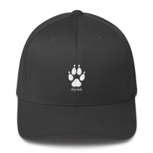 Load image into Gallery viewer, Hat - Wolf Paw High Four - Flexfit with White Thread