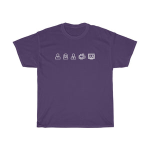 T-shirt 100% Cotton MoonShine Person Woman Man Camera TV