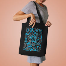 Load image into Gallery viewer, Tote Bag - 100% Cotton Canvas with Nordic Birds and Florals Design