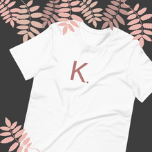 Load image into Gallery viewer, T-Shirt - K. (Design not centered on purpose).