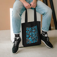 Load image into Gallery viewer, Tote Bag - 100% Cotton Canvas with Nordic Birds and Florals Design