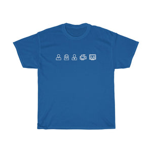 T-shirt 100% Cotton MoonShine Person Woman Man Camera TV