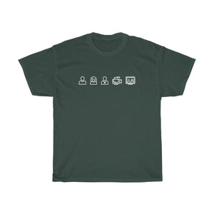 T-shirt 100% Cotton MoonShine Person Woman Man Camera TV