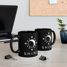 Load image into Gallery viewer, Mug 11oz MoonShine Ceramic Black Shine