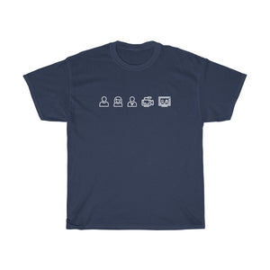 T-shirt 100% Cotton MoonShine Person Woman Man Camera TV