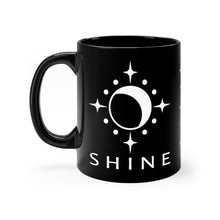 Load image into Gallery viewer, Mug 11oz MoonShine Ceramic Black Shine