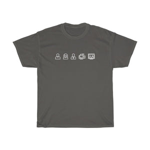 T-shirt 100% Cotton MoonShine Person Woman Man Camera TV