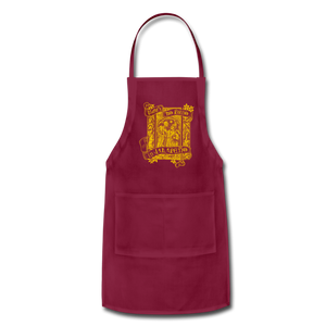 Adjustable Apron - burgundy