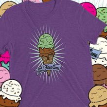 Load image into Gallery viewer, T-Shirt Get Your Free Cone Chocolate &amp; Mint Chocolate Chip Ice Cream Treat