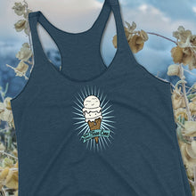 Load image into Gallery viewer, Tank Top Racerback Get Your Free Cone Vanilla Double Scoop Ice Cream Treat