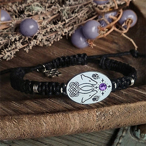 Bracelet MoonShine Howl On Singing Wolves Birthstone Crystal