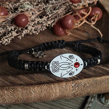 Bracelet MoonShine Howl On Singing Wolves Birthstone Crystal