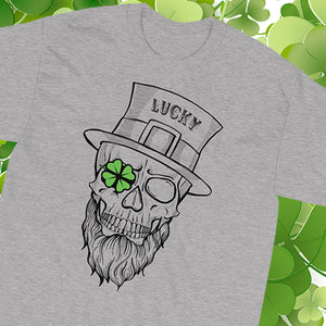 T-Shirt - Lucky the Shamrock Skeleton