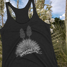 Load image into Gallery viewer, Tank Top Racerback - Gorgeous But Stabby - White Ink
