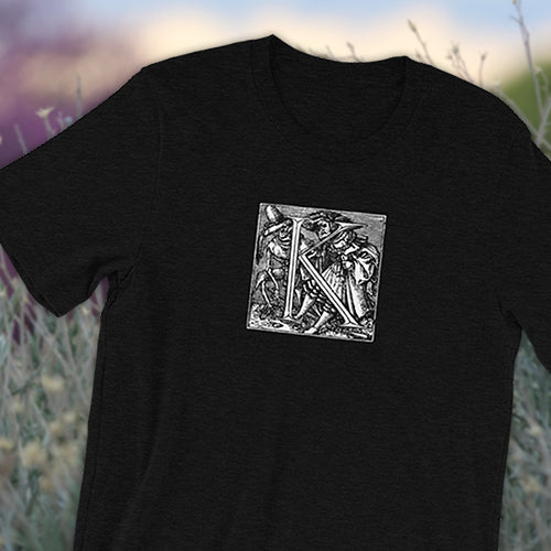 T-shirt - K. - White Ink