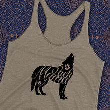 Load image into Gallery viewer, Racerback Tank Summer Shirt Pack Mama Howling Wolf