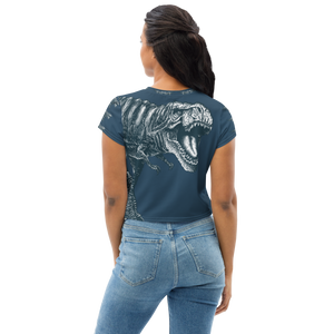 T-Rex Dinosaur Crop Tee by MoonShine NM