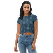 Load image into Gallery viewer, T-Rex Dinosaur Crop Tee by MoonShine NM
