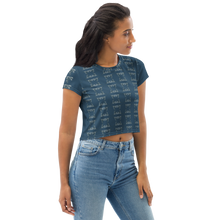 Load image into Gallery viewer, T-Rex Dinosaur Crop Tee by MoonShine NM