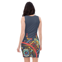 Load image into Gallery viewer, Tank Dress Geometric Pattern by MoonShine NM