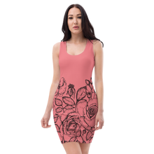 Load image into Gallery viewer, Fitted Tank Top Dress with Sophia Caldwell Roses by MoonShine NM