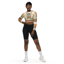Load image into Gallery viewer, Recycled long-sleeve crop top