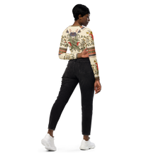 Load image into Gallery viewer, Recycled long-sleeve crop top