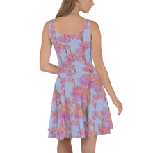 Load image into Gallery viewer, Skater Dress Unicorn Forest Blue and Pink by MoonShine NM