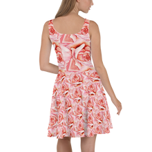Load image into Gallery viewer, Pink Roses Skater Dress by MoonShine NM