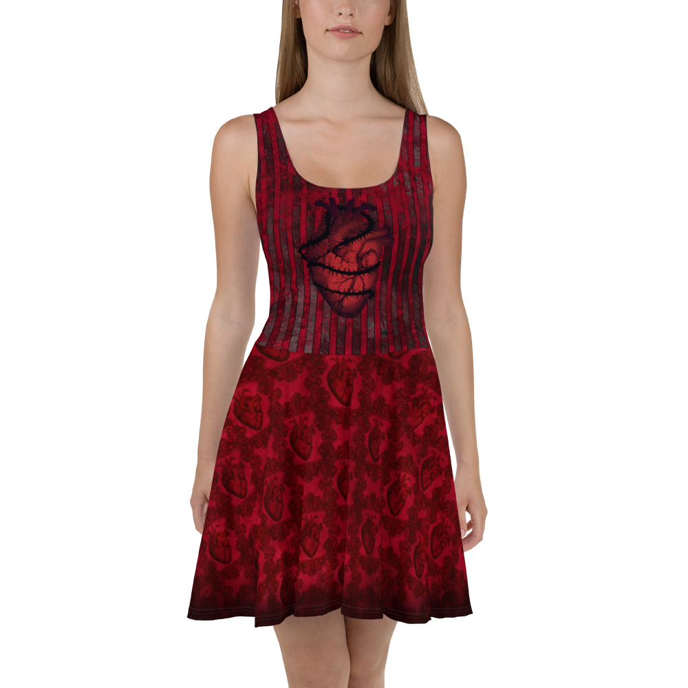 gothic skater dress Tied Up Skater Dress