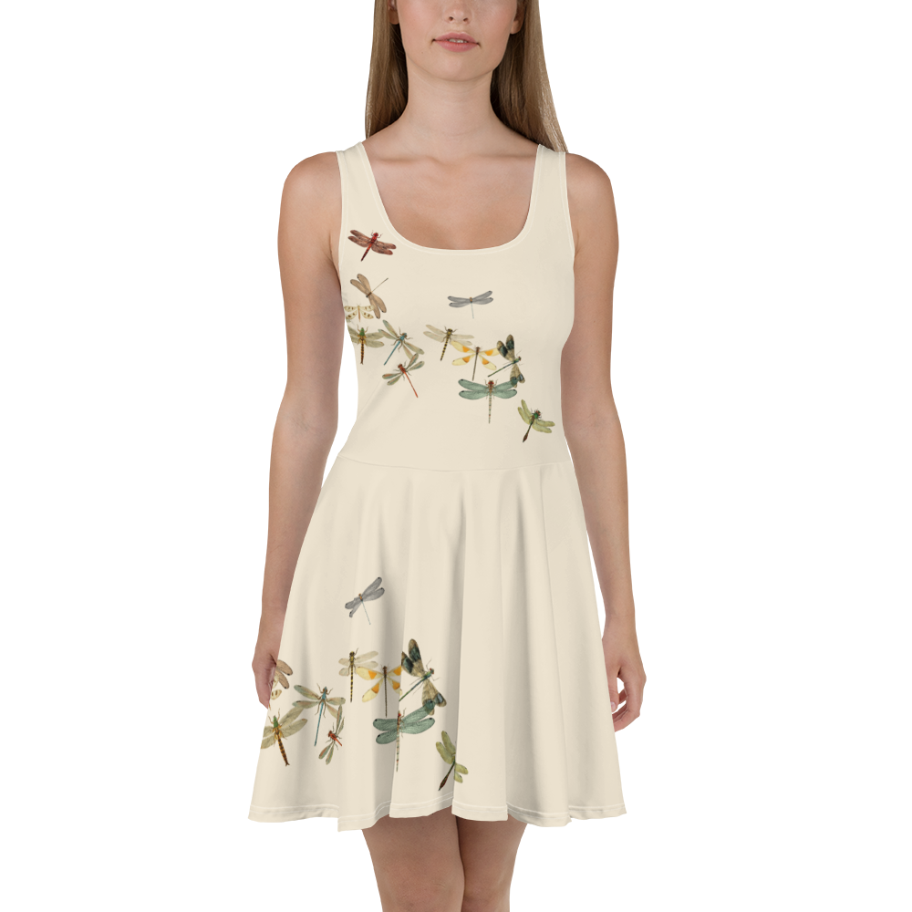 Skater Dress Vintage Dragonflies by MoonShine NM