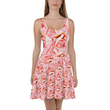 Load image into Gallery viewer, Pink Roses Skater Dress by MoonShine NM