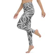 Load image into Gallery viewer, Yoga Leggings Black and White Geometric MoonShine NM