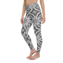 Load image into Gallery viewer, Yoga Leggings Black and White Geometric MoonShine NM