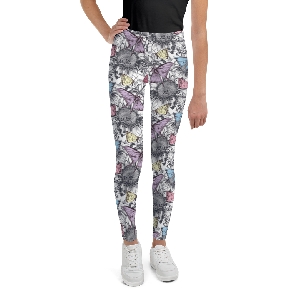 Youth Leggings Joan's Butterflies