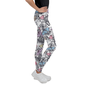Youth Leggings Joan's Butterflies