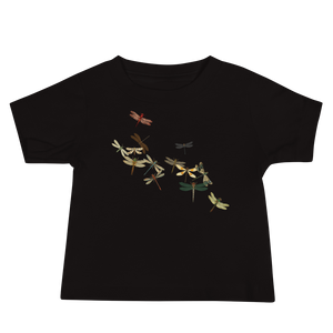 Baby Jersey Short Sleeve Tee with Antique Dragonflies by Moon Shine NM