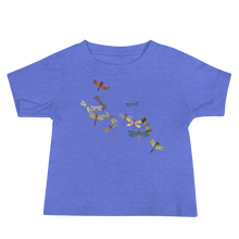 Load image into Gallery viewer, Baby Jersey Short Sleeve Tee with Antique Dragonflies by Moon Shine NM