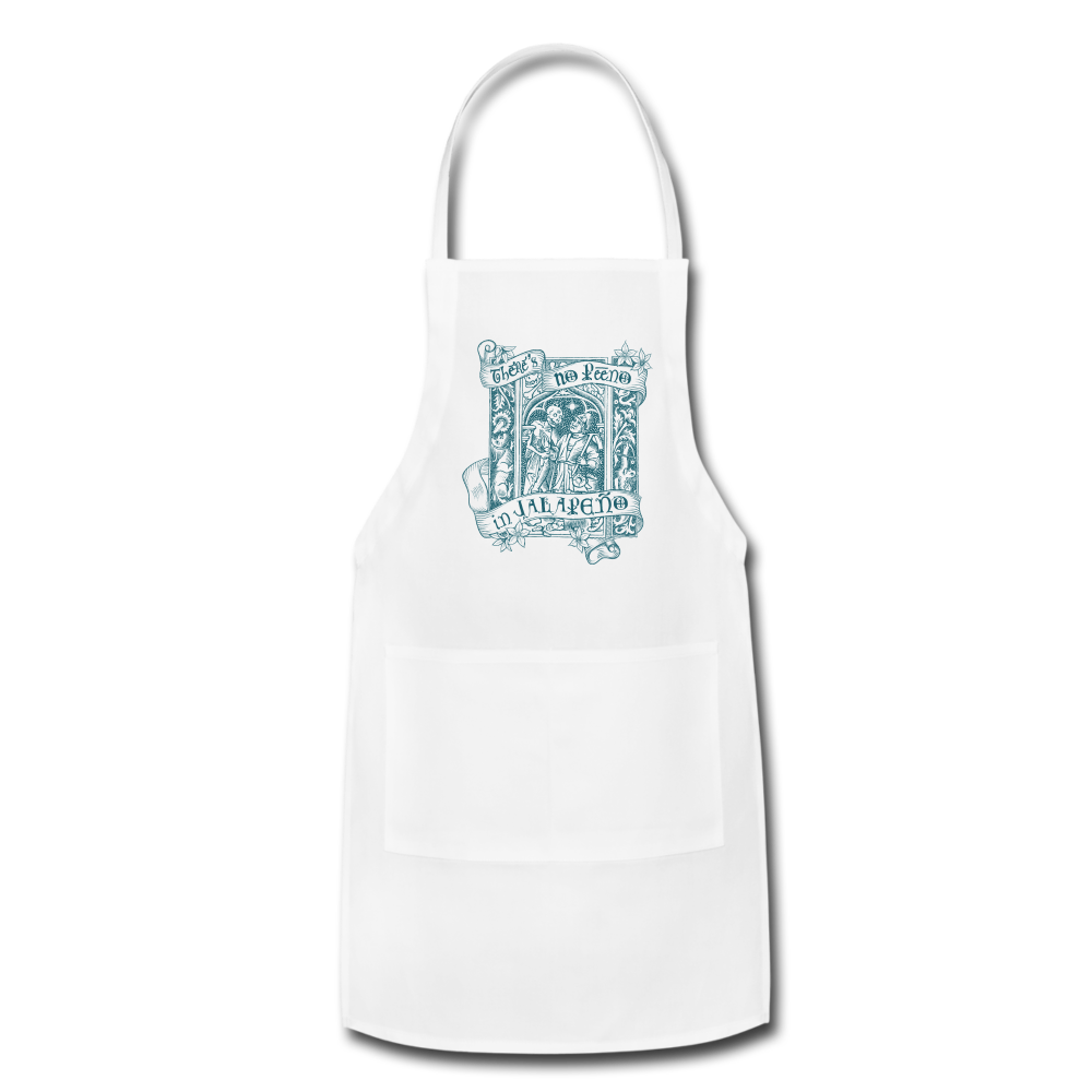 Apron - There's No Peeno in Jalapeño - white
