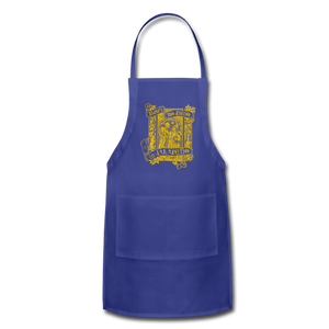 Adjustable Apron - royal blue