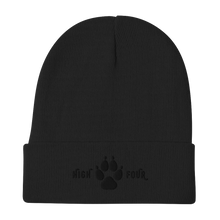 Load image into Gallery viewer, Beanie High Four Black Embroidery by MoonShine NM