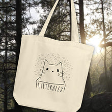 Load image into Gallery viewer, ToteBag 100% Organic Cotton &quot;Litterally&quot; Lakota Cougar