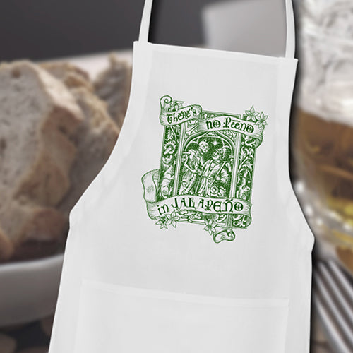 Apron 100% Cotton Adjustable Apron Jalapeño Green by MoonShine NM