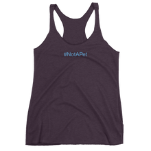 Load image into Gallery viewer, Tank Top Racerback - #NotAPet