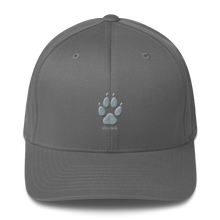 Load image into Gallery viewer, Hat -Wolf Paw High Four -  Flexfit with Light Gray Thread