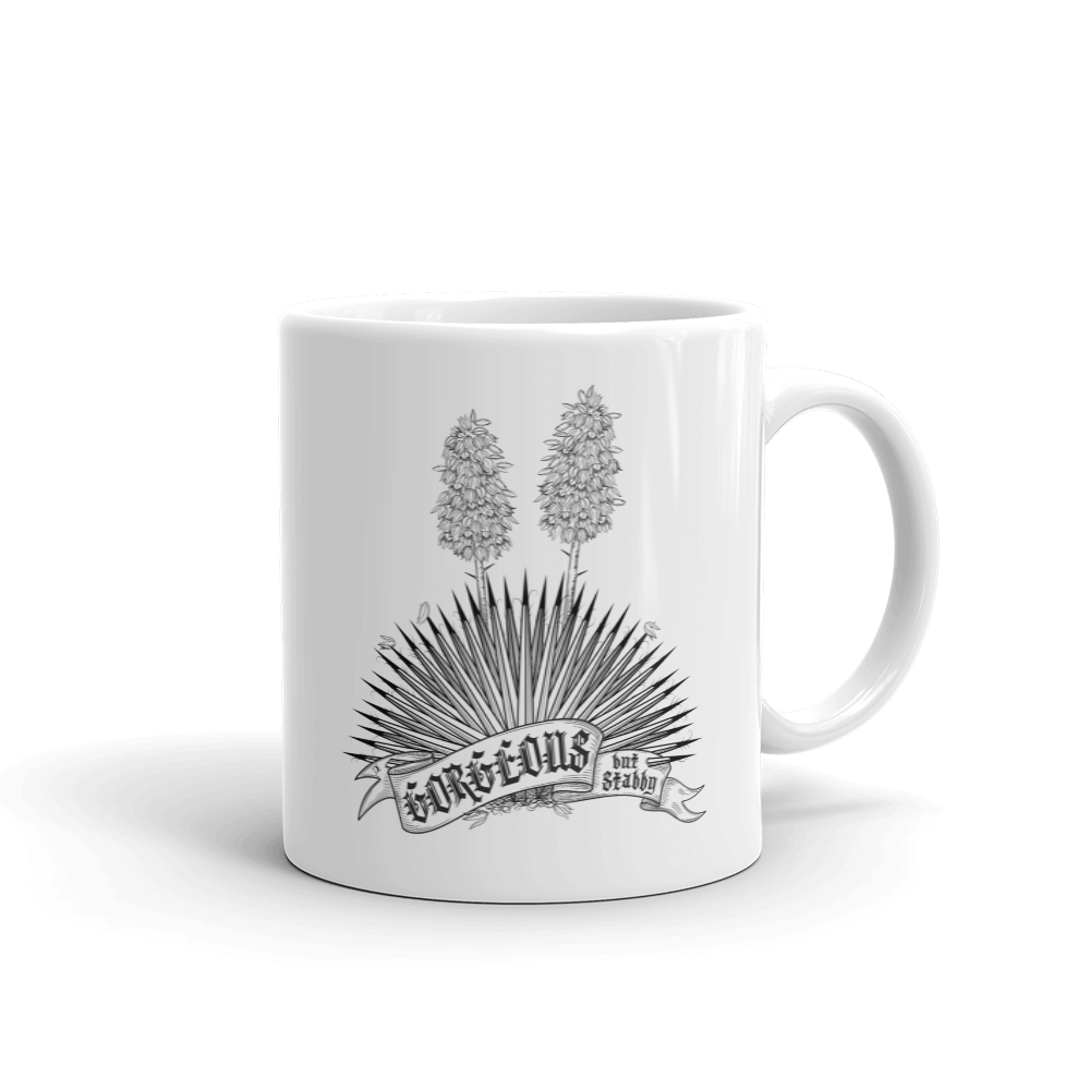 Mug - Gorgeous But Stabby - Black Ink