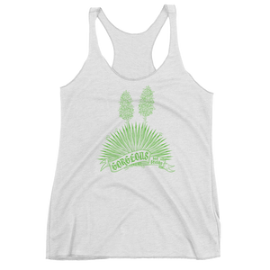 Tank Top Racerback - Gorgeous But Stabby - Green Ink